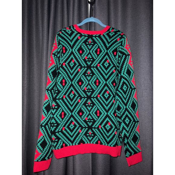 Ugly Christmas Sweater Xmas Size Medium Llama - Picture 3 of 3